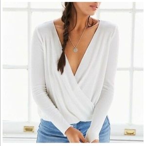 Urban Outfitters Thermal Wrap Top